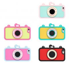 8thdays Click-Click Bluetooth Selfie Standing Camera Case with Strap for iPhone 6 Plue 5.5 inches