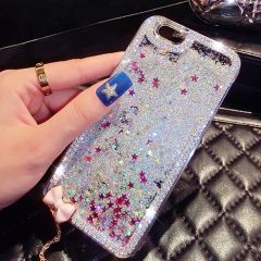 Floating Glitter Stars Bling Bling Sands Bow Chain Case iPhone 6 4.7 inches