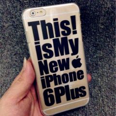 Simple Design Pop “This is my New iPhone 6 Plus” Case for iPhone 6 Plus 5.5 inches