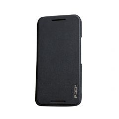 ROCK Slim Faux Leather Flip Case for HTC One M9 Smartphone