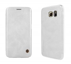 QIN Leather Felt Phone Case for Galaxy S6 9200