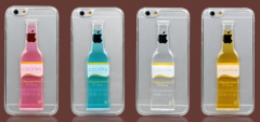 Funky Liquid Alcohol Wine Glass / Beer Mug / Cocktail Bottle Case for iPhone 5 5S